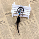 Mini Dream Catcher Car Pendant Wind Chimes Feather Decoration Keychain Adorning