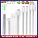 25x Stainless Steel Sewing Needles Threading Embroidery Stitching Big Eye N