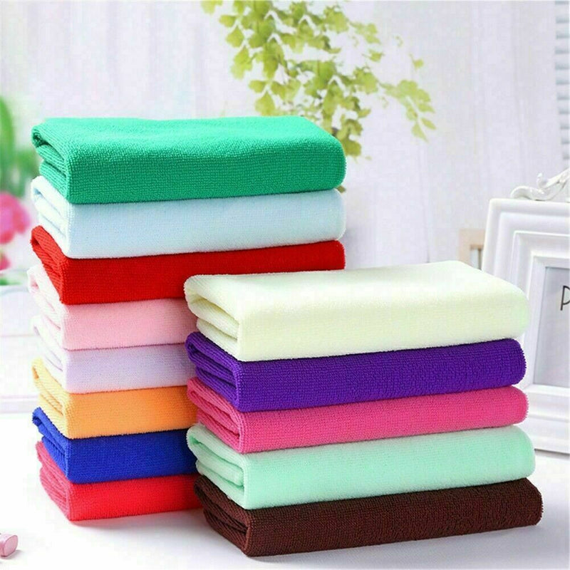 Bamboo Fiber Soft Hand Face Towels Wash Cleaning Cloth Bathroom Hot
