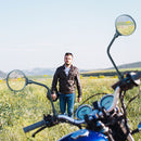 Bicycle Motorcycle Rearview Mirror Electric Vehicle Hose Adjustment (01) Newly