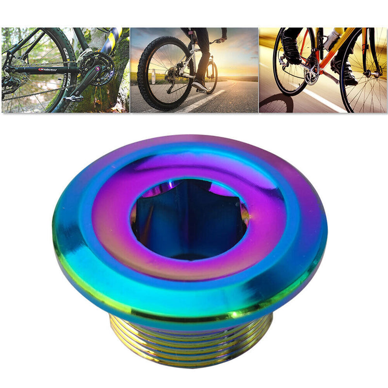 Colorful Aluminum Alloy Road Bicycle Crankset Chainwheel Cap Cycling Access