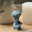 Silicone David Head Candle Mold DIY Making Tools Set Homemade Mould Home Decor