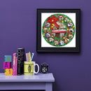 Christmas Wreath Diamond Malkits Partially Specially Shaped Drill (YXC140)
