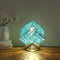 LED Square Bamboo Rattan Night Light Room Starry Sky Project Lamp (Blue) Newly