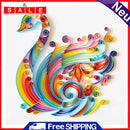 5D DIY Full Drill Round Shape Calligraphy Painting Rhinestone Craft Diamond Kits