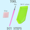 Rhinestone Diamond Painting Kits 5D Diamond Painting Part Drill Cross Stitch