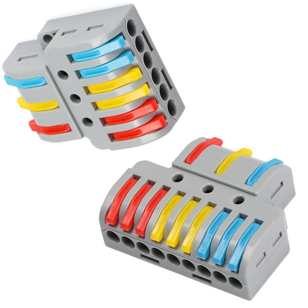Wiring Quick Wire Connector Terminal Block Push-in Conductor Cable Connectors