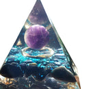 Crystal Energy Generator Pyramid Healing Stone Positive Energy Collect (D) Newly