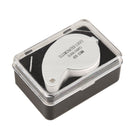 40x 6-shaped 25mm Lens Jewelry Magnifier Illuminated Loupe with Two LED Newly