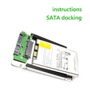 Laptop USATA Micro 1.8 inch SSD to 2.5 inch SATA Hard Drive Enclosure Case