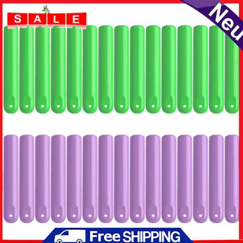 30pcs Fishing Float Seats Silicone Bobber Holder Stopper Tackle Random (S)