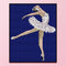 14CT Full Cross Stitch Ballet Stamped DIY Kits Wall Art Crafts Home Decorations