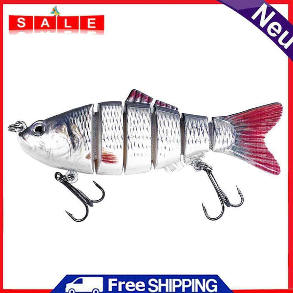 Fishing Lure 6 Segment Lifelike Fish Hooks Baits Swimbait Fishing Lures