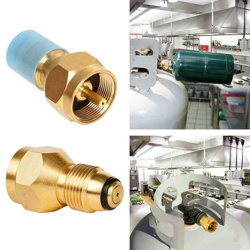 Propane Refill Adapter Lp Gas 1 Lb Cylinder Tank Coupler Brass Bottle C8A1