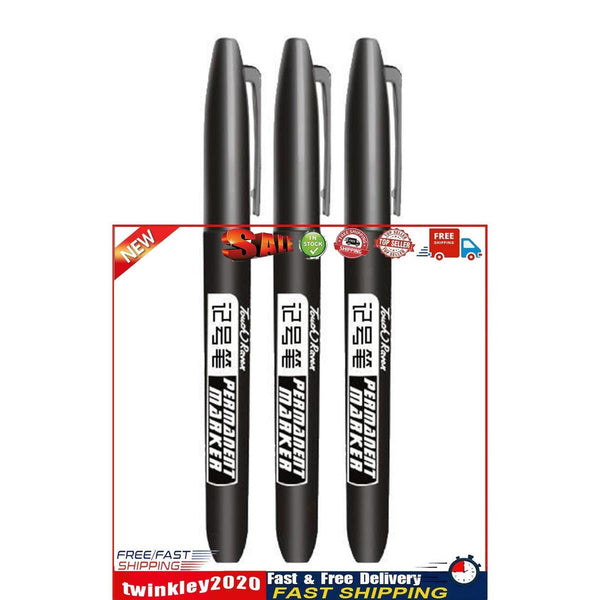 Oiliness Non-Fading & Waterproof Marker Pen Non-Erasable Marker Pen (A) Newly