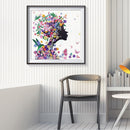 5D DIY Special Shaped Diamond Painting Girl Cross Stitch Mosaic Craft Kit