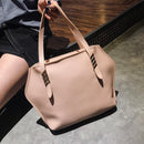4pcs/Set Women PU Tote Shoulder Handbag Card Holder Composite Clutch/Pink