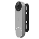 Smart Video Doorbell Bracket Wall Mounted ABS Doorbell Accessories (Black) Newly