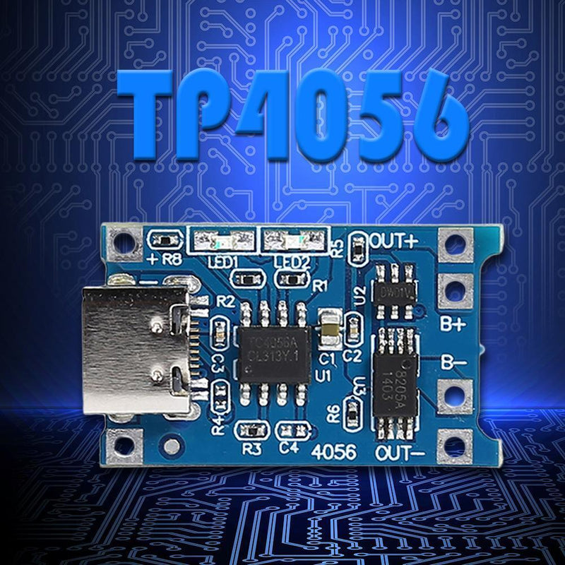 5pcs 1A 18650 TP4056 Lithium Battery Charging Board w/Protection Dual Functions