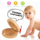1pcs Spanish Flamenco Wooden Castanets Percussion Rhythm Musical Instrument*