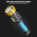 LED Flashlight Bright USB Rechargeable Waterproof Torch Lamp for Camping Hiking