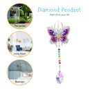 Crystal Diamond Angel Tears Catching Light Hanging Wind Chimes Decor (A) Newly