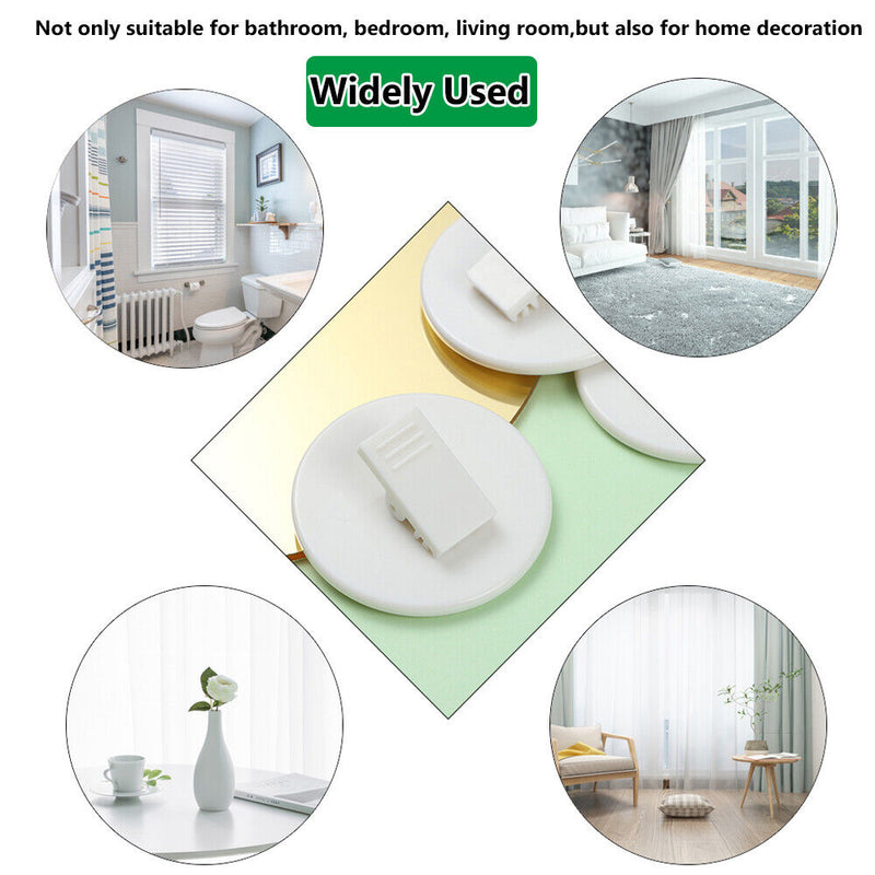 Home Splash Guard Self Adhesive Windproof Shower Curtain Clips Fixing Clip