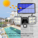 120LED Solar Wall Light 3 Modes Waterproof Folding Deform Induction Outdoor Lamp