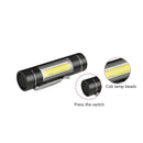 Mini Portable Flashlight COB LED Pocket Clip-On Torch Head Lamp for Outdoor