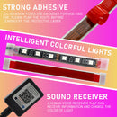 Motorcycle Neon Lights Bar Motorbike Rhythm RGB APP Control Lamp (1 for 12)