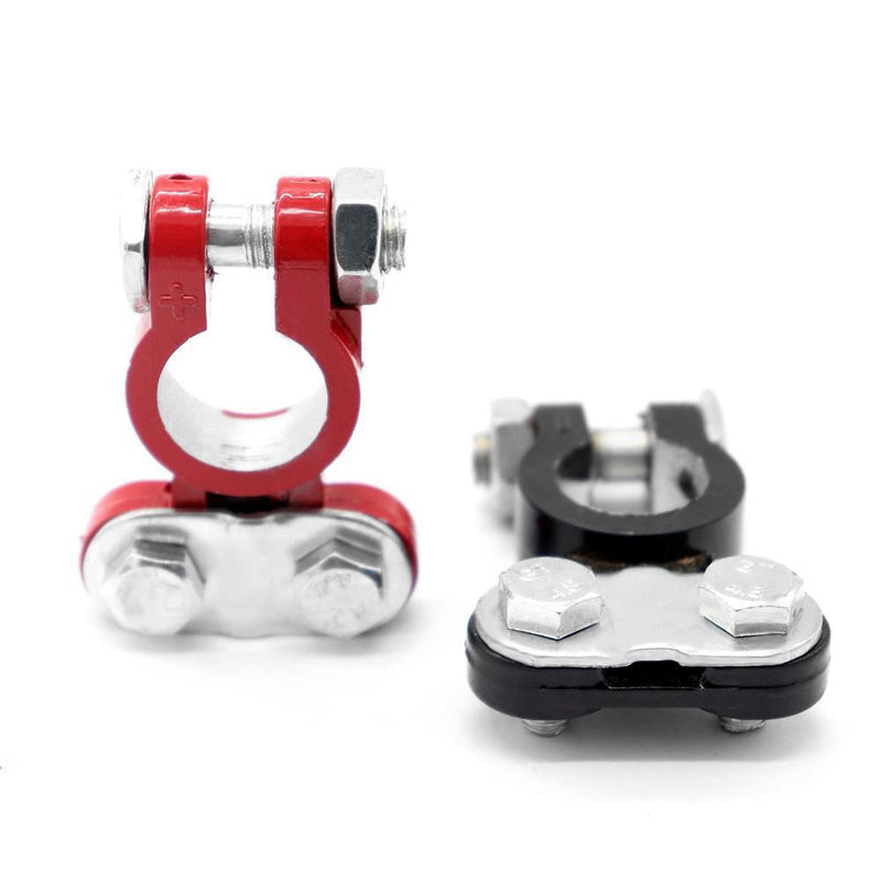 1 Pair Universal Positive Negative Car Battery Terminals Clamp Connector Newly