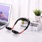 USB Rechargeable Wearable Portable Mini Hand Free Fan Neckband Fan (Black)