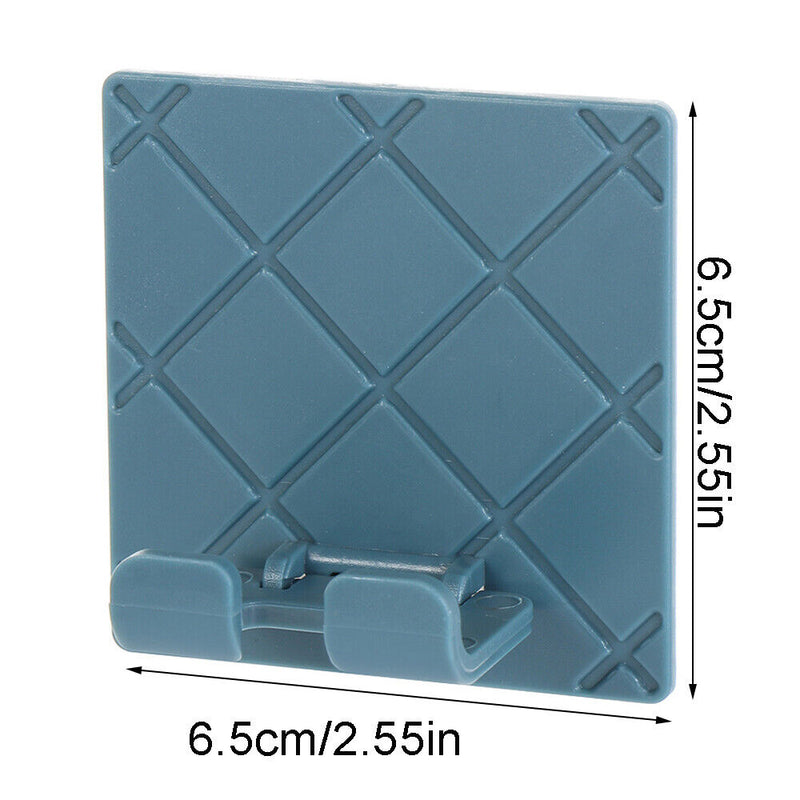 Wall Hook Wall Hanger Adhesive Storage Hanger Folding Cord Holder Double Hook