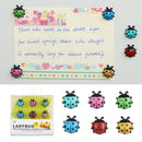 Gifts Whiteboard Message Holder Refrigerator Decoration Ladybug Fridge Magnets