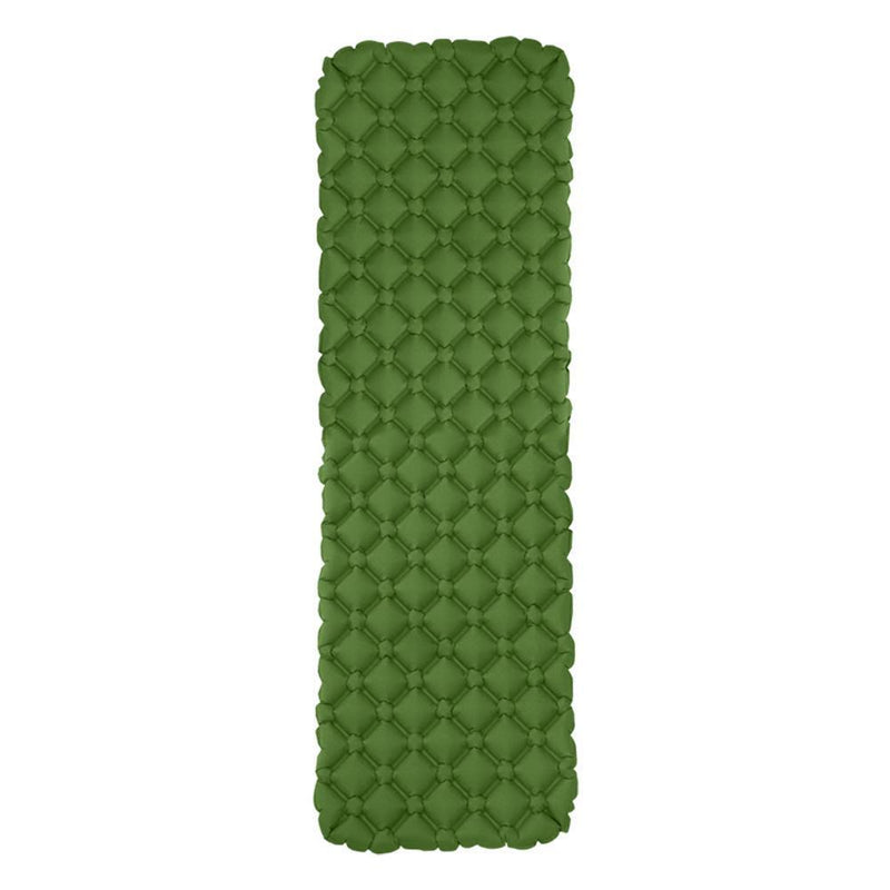 Camping Mat Inflatable Hiking Portable Travel Sleeping Pad (Army Green)