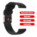 20mm Silicone Smart Watch Strap for POLAR Ignite Replacement Band (Black) Newly