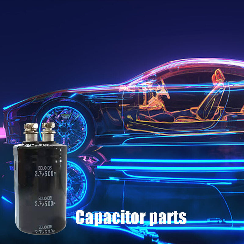 2.7V 500F Electrolytic Capacitor Automotive Circuit Metal Farad Capacitor Parts