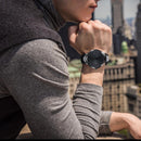 Occitop Wristwatch, Simple PU Leather Band, Mens, Teenagers, Date Display,