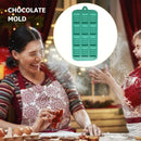 12 Cell Silicone Waffle Chocolate Mould Fondant Candy Pastry Cake Baking Tool