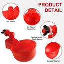 Chicken Water Cups Automatic Chicken Feeder Waterer for Poultry (1pc) Newly