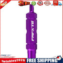 Bike Valve Core Tool Double Head Presta American Valve Core Wrench (Purple)