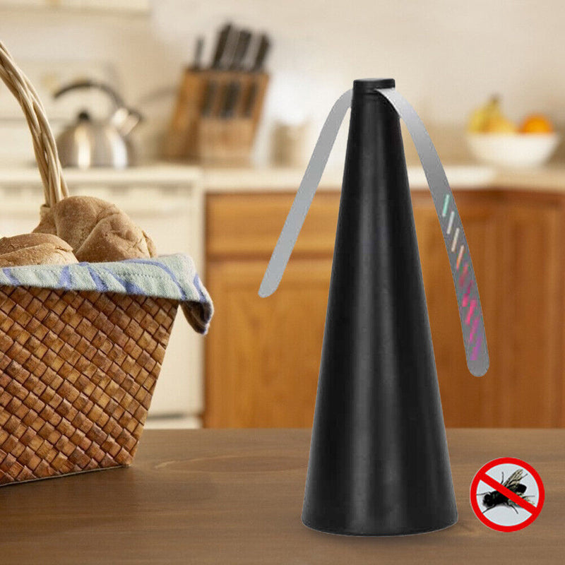 USB Fly Mosquito Pest Bugs Repellent Fan Food Protector Desk Fan (Black)