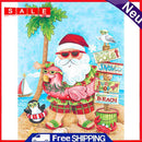 Diamond Santa Claus Full Round Drill Rhinestone Picture