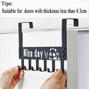 Key Sticky Hook Door Back Hooks Coat Hook Hanging Door Hooks Detachable Hooks