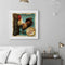 Morning Rooster Oil Paint By Numbers DIY Handpainted on Canvas Wall Art Pic