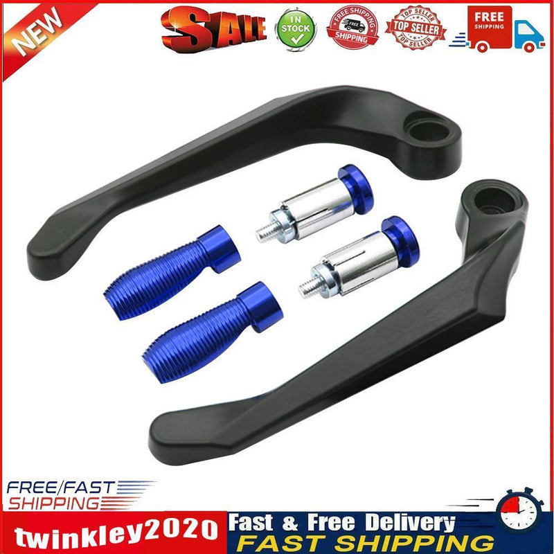 Motorcycle Handguards CNC Aluminum Hand Guards for 7/8 Handlebar (Blue) Newly