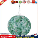 8 inch LED Solar Lantern Waterproof Pendant for Decoration (Large Leaf C) Newly