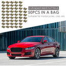50pcs U Type Nuts Car Interior Door Trim Panel Fastener Clip U Nuts (No.6) Newly