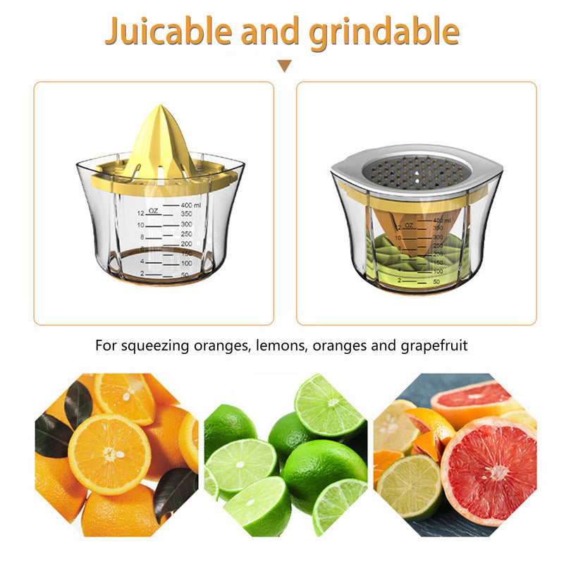 Citrus Juicer Lemon Orange Squeezer 5 in 1 Manual Press Lime Reamer Kitchen