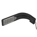 LED Waterproof Aquarium Light Fish Tank Plant Grow Clip Lamp (White Black) Newly